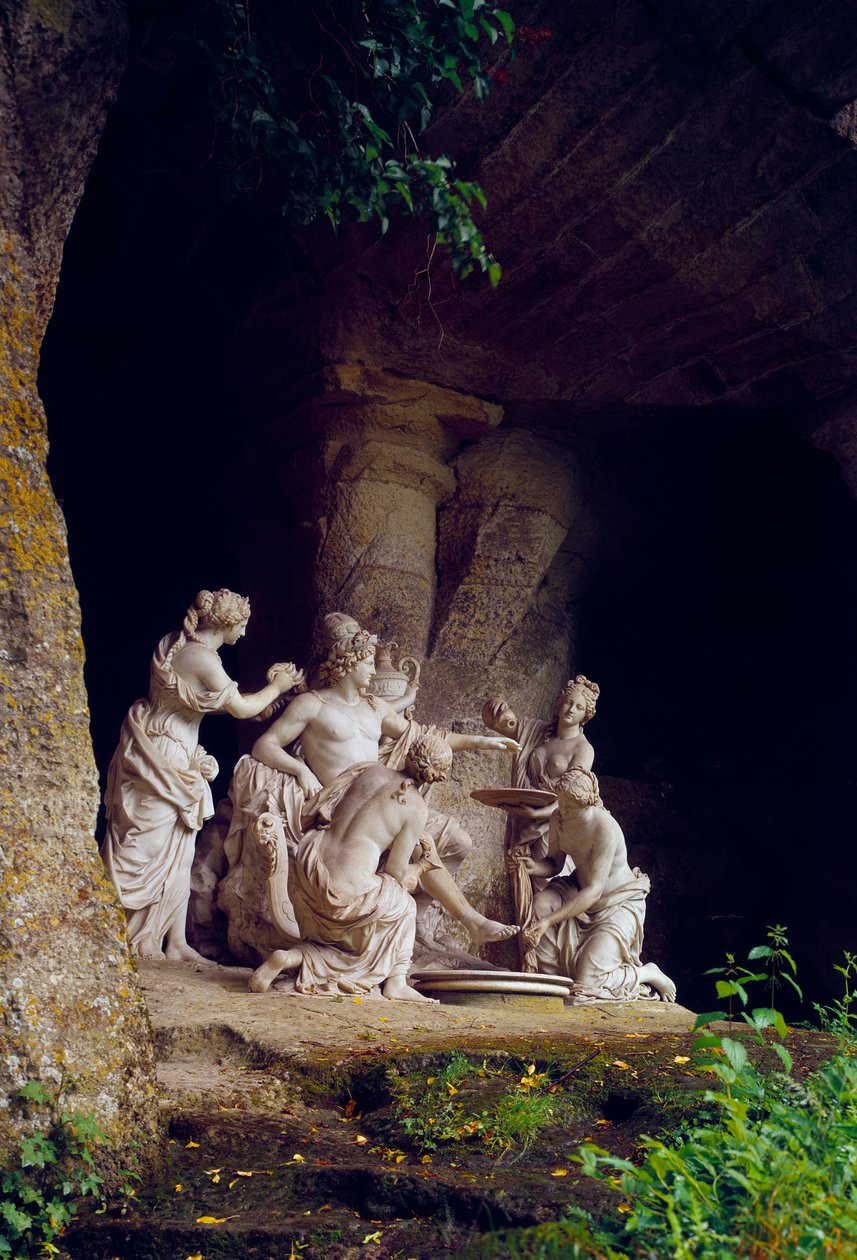 Caverna de Thetis (Thetys); Apollo servida por ninfas. Escultura de François Girardon (1628-1715) de Francois Girardon