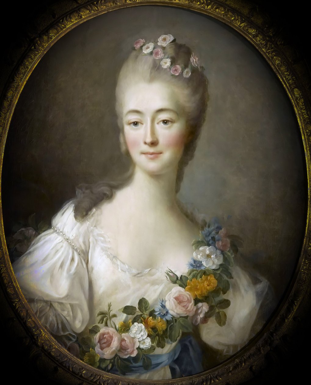Jeanne Bécu, condessa Du Barry 1743-1793 como Flora de Francois Hubert Drouais