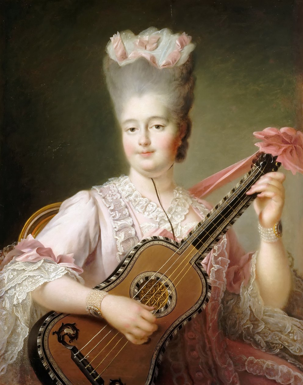 Marie Clotilde da França 1759-1802, rainha da Sardenha de Francois Hubert Drouais