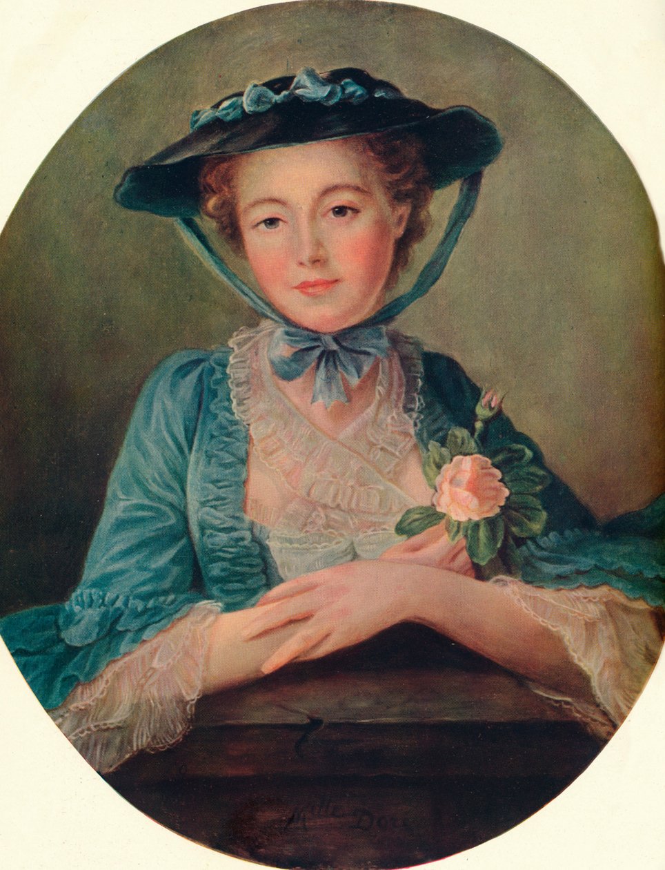 Miss Doré - Escola Francesa, c1760, 1910 de Francois Hubert Drouais