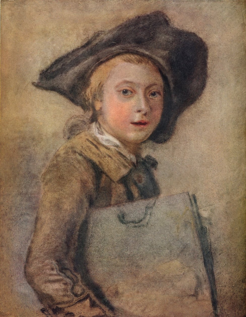 Retrato do artista quando jovem, 1916 de Francois Hubert Drouais