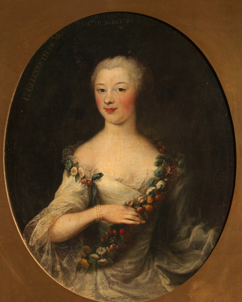 Retrato de uma mulher, 1786 de Francois Hubert Drouais