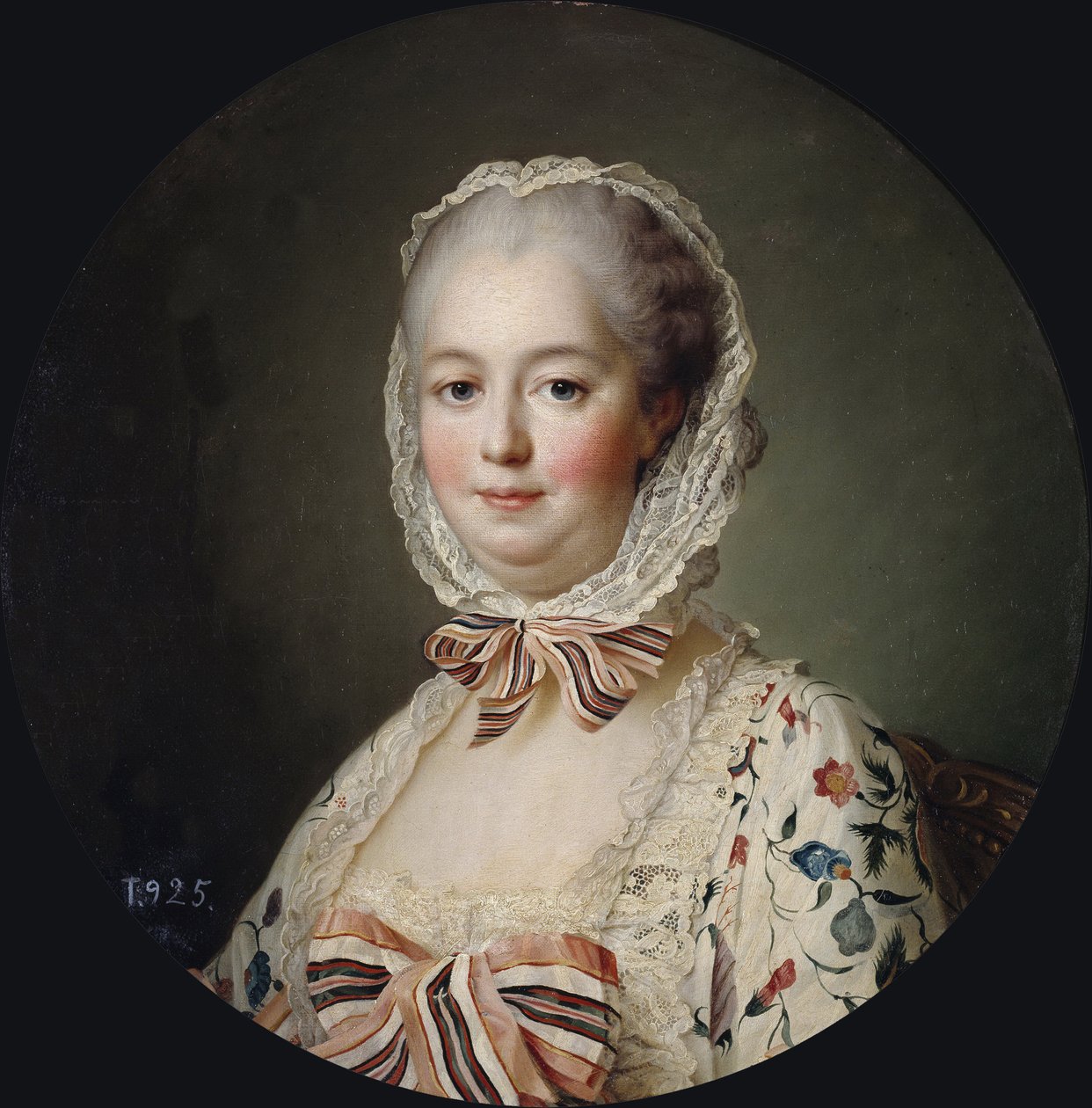 Retrato da Marquesa de Pompadour (1721-1764) - François Hubert Drouais (1727-1775). Óleo sobre tela de Francois Hubert Drouais