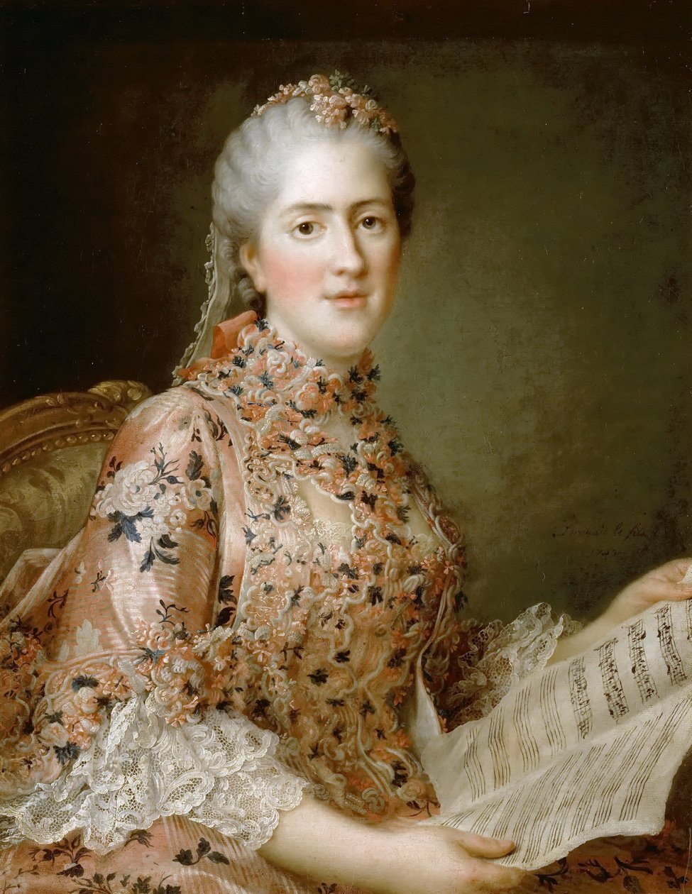 Princesa Sofia da França 1734-1782 de Francois Hubert Drouais