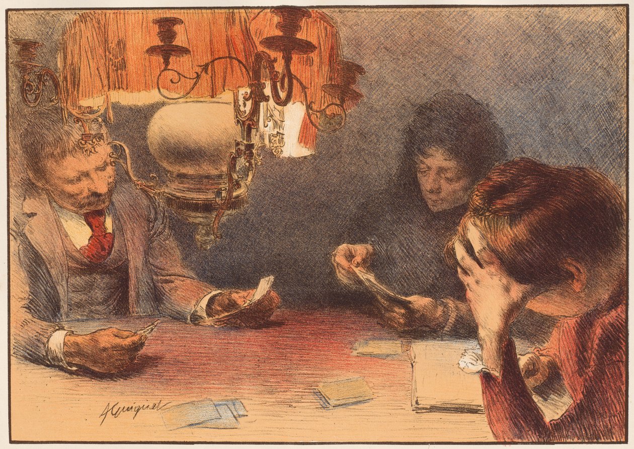 A Lâmpada, 1899. de Francois Joseph Guiguet