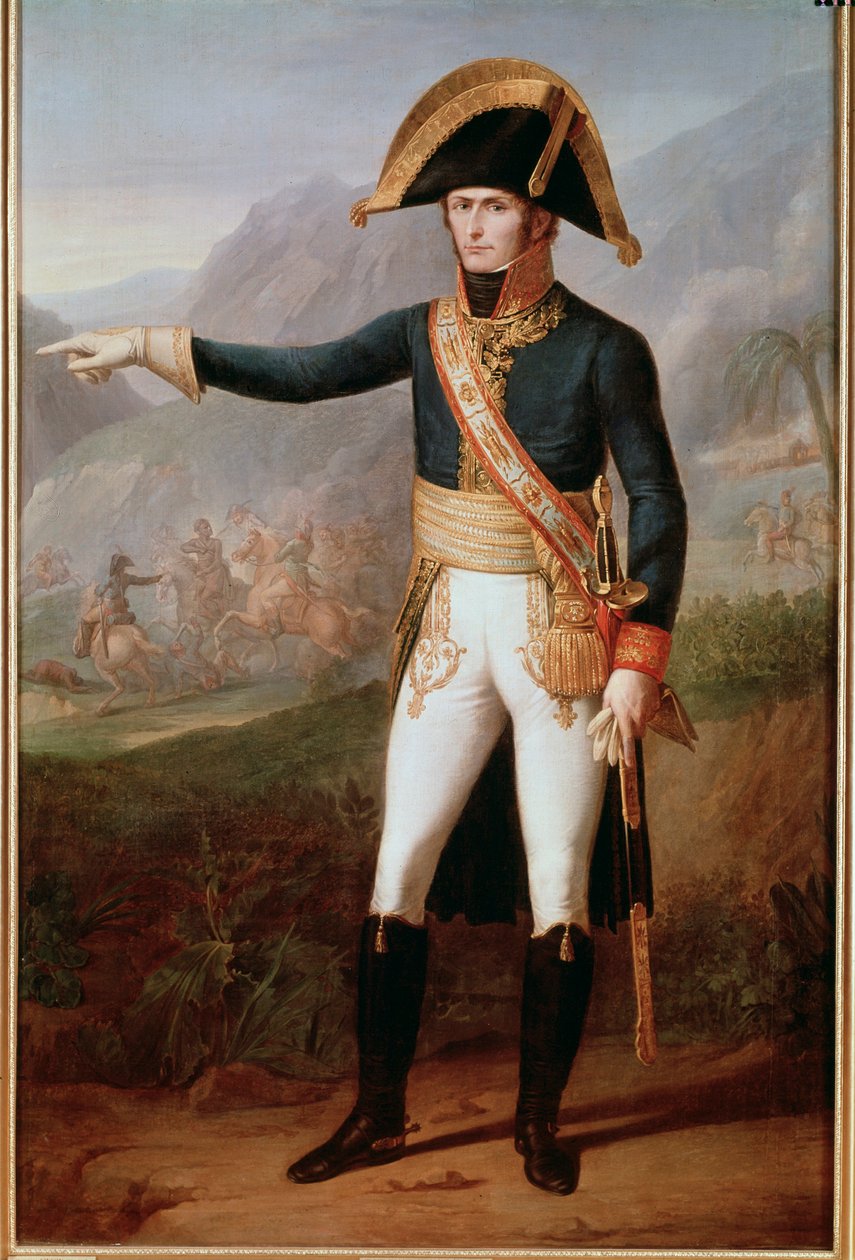 Charles Emmanuel Leclerc, General Chefe da Armee em Santo Domingo (óleo sobre tela de Francois Josephe Kinson