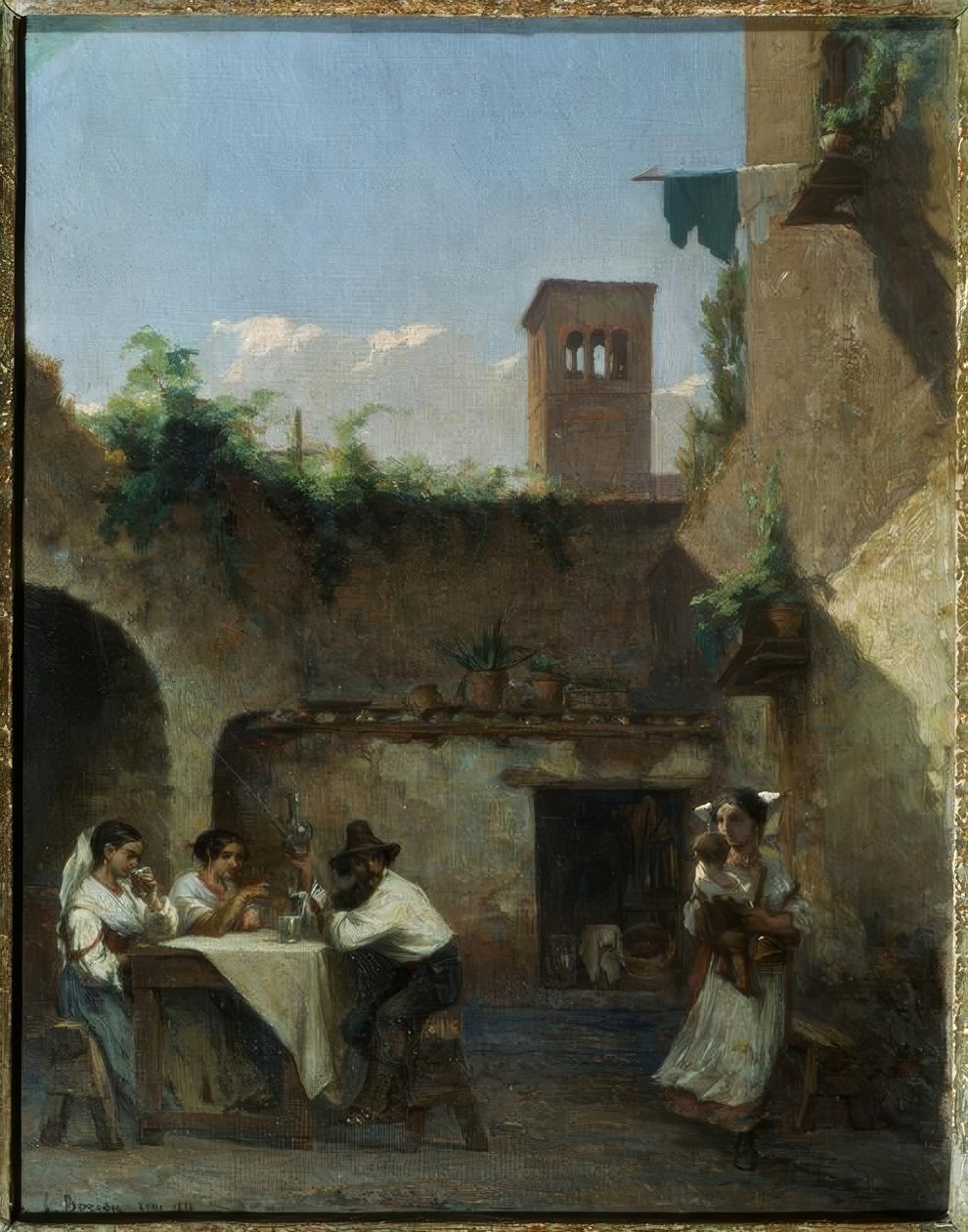 Roma, a taberna de Francois Louis David Bocion