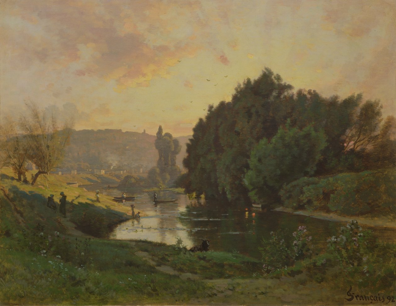 Cena de Bas-Meudon, 1892 de Francois Louis Francais