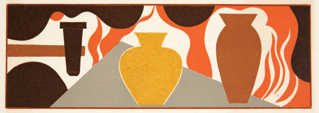 Ilustração gráfica do PROMETHEUS acorrentado por Aeschylus, bar. 1941 (estêncil) de Francois Louis Schmied