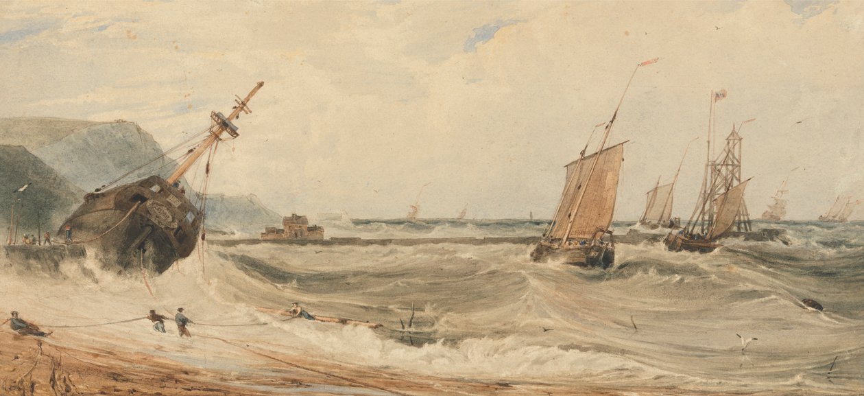 Porto de Boulogne de Francois Louis Thomas Francia