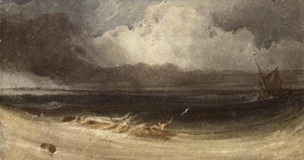 O náufrago do marinheiro de Francois Louis Thomas Francia
