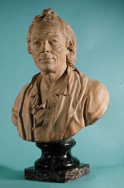 Busto de Christoph Wilibald Gluck (1714-87) (gesso) de Francois Martin
