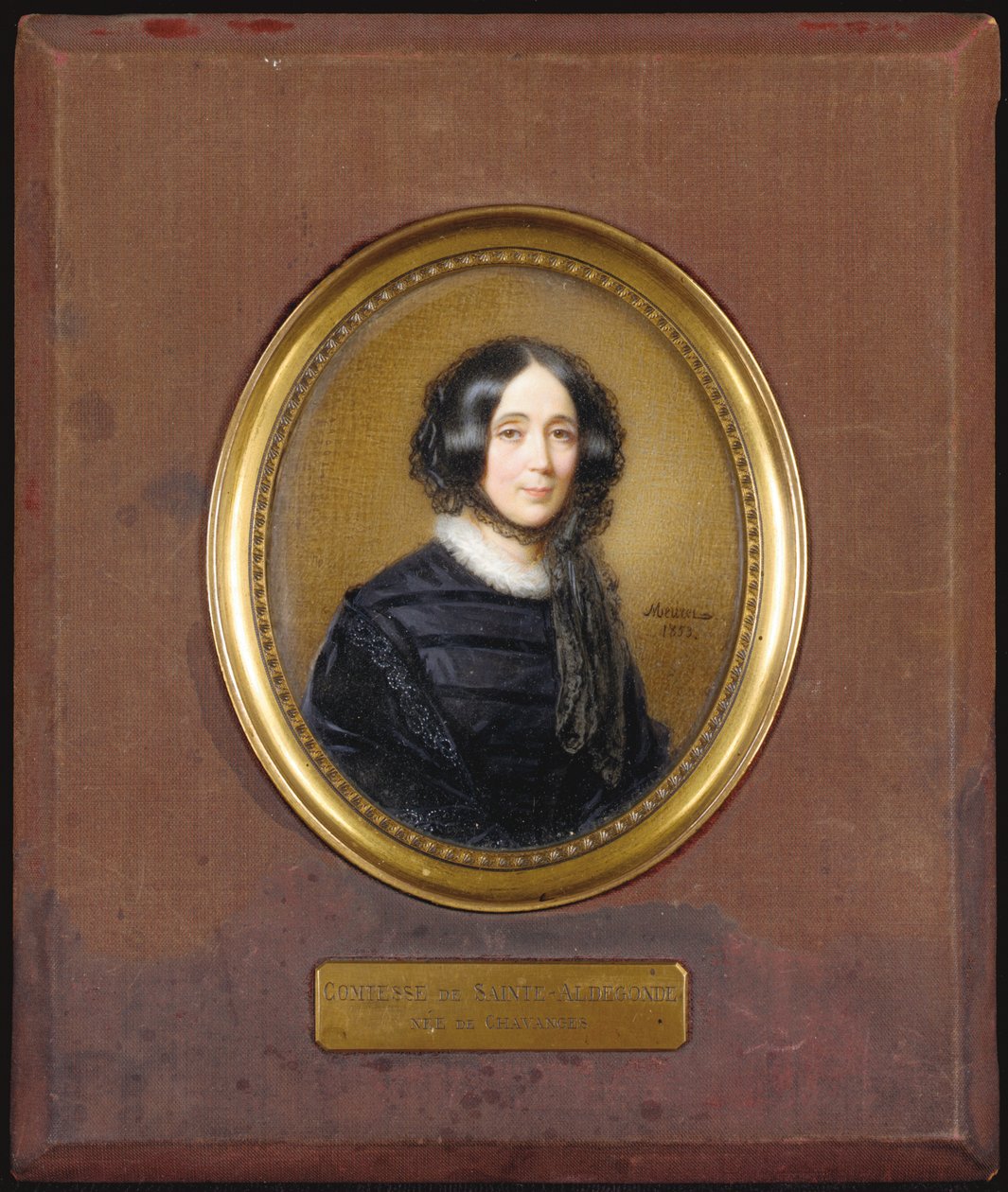 Miniatura da condessa de Sainte-Aldegonde de Francois Meuret