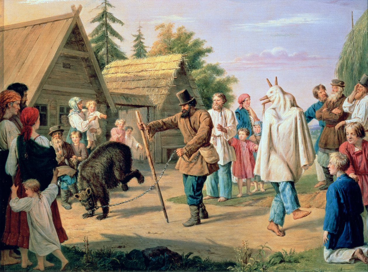 Buffoons numa Aldeia de Francois Nicholas Riss