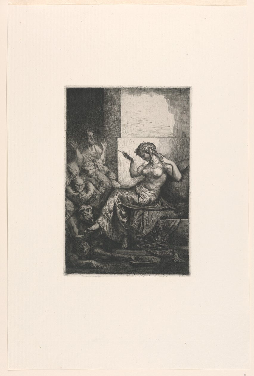 Cleópatra (?) de Francois Nicolas Chifflart