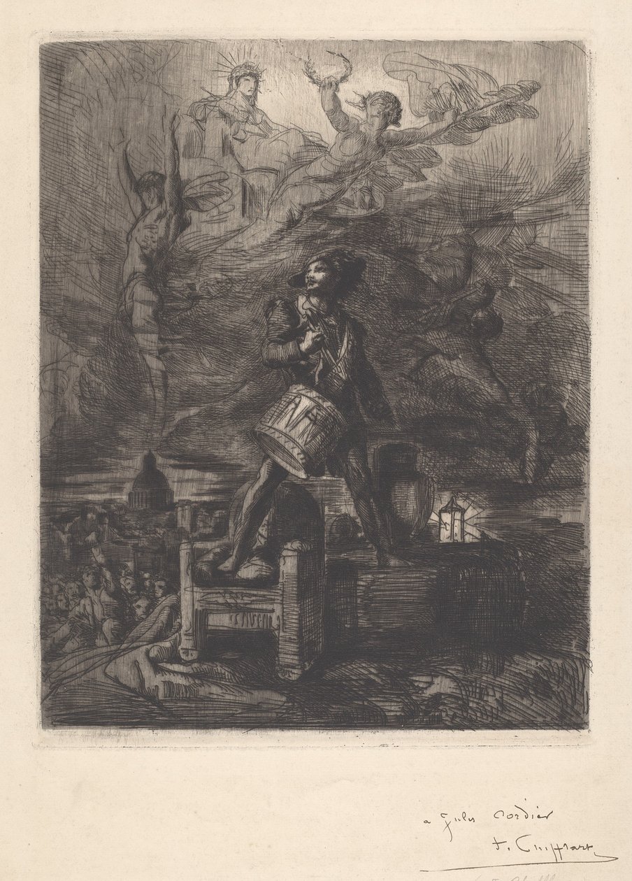 Libertando a França de Francois Nicolas Chifflart
