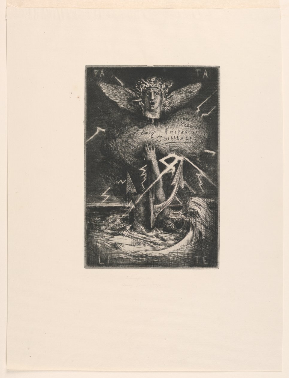 Página de título para "Doze gravuras" de Francois Nicolas Chifflart