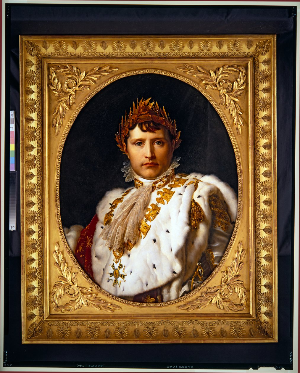 Um retrato de Napoleão, sem data (óleo sobre tela, oval) de Francois Pascal Simon Baron Gerard