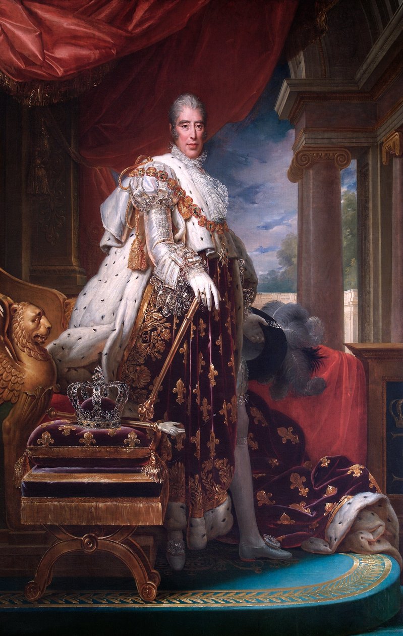 Charles X (óleo sobre tela) de Baron François Pascal Simon Gérard