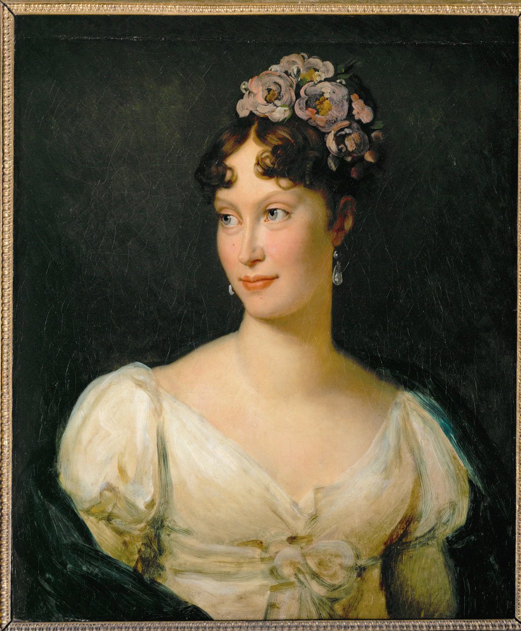 Imperatriz Marie-Louise, segunda esposa de Napoleão I, filha do imperador Francisco I da Áustria ... de Francois Pascal Simon Baron Gerard