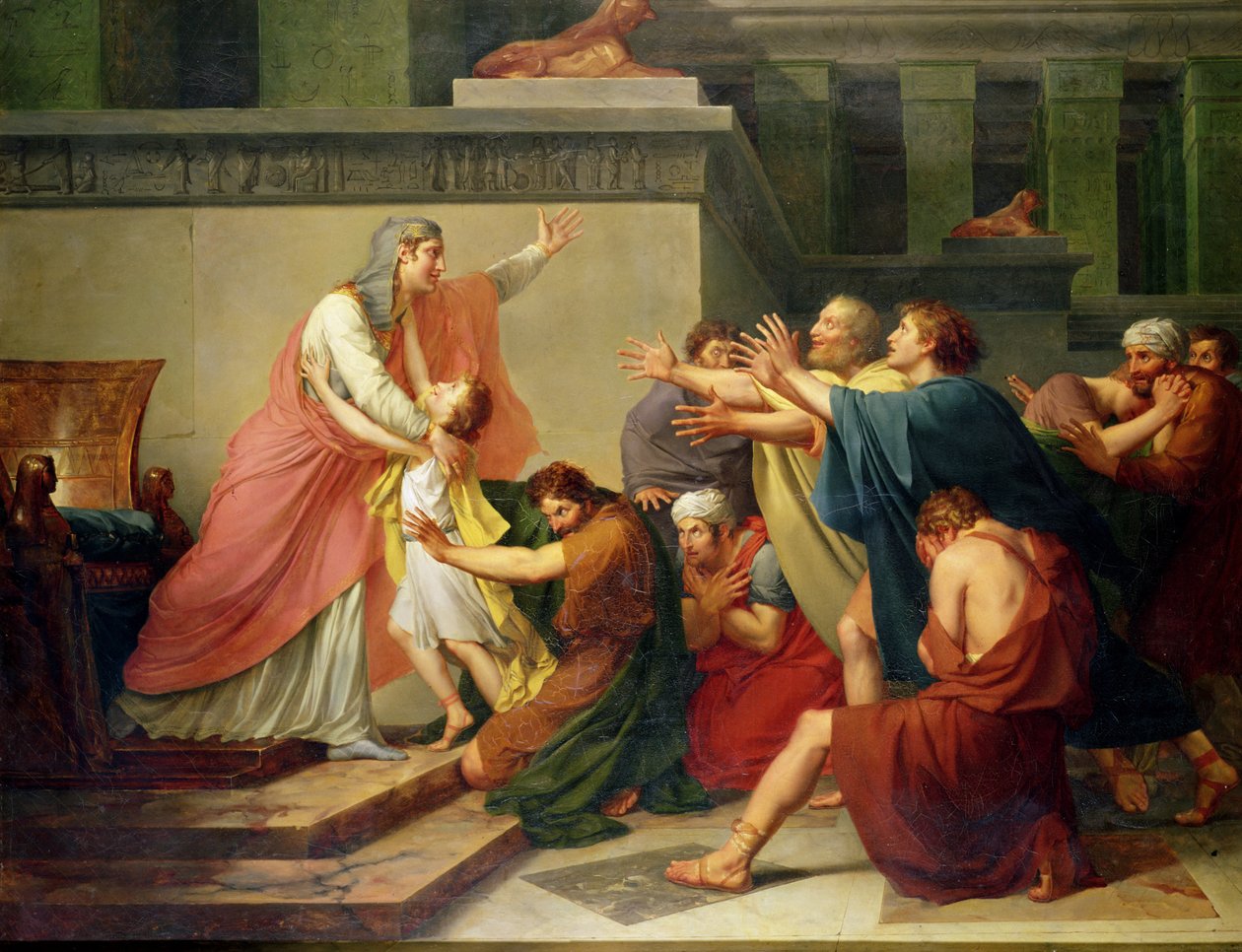Joseph Reconhecido pelos seus irmãos (óleo sobre tela) de Baron François Pascal Simon Gérard
