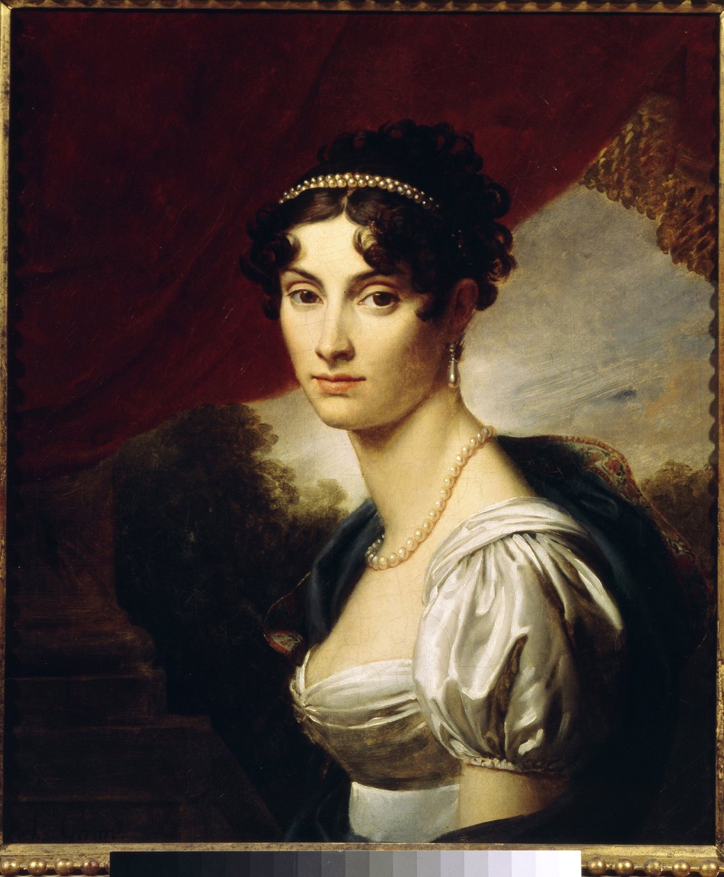 Retrato da Condessa Maria Kochubel. Pintura de François Pascal Simon Gerard (1770-1837), óleo sobre tela de Baron François Pascal Simon Gérard