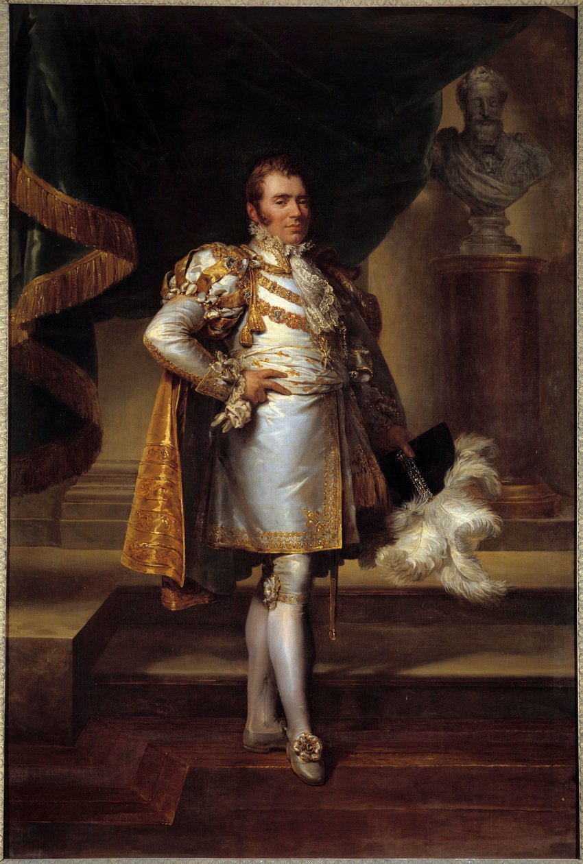 Retrato no pé de Charles Ferdinand d