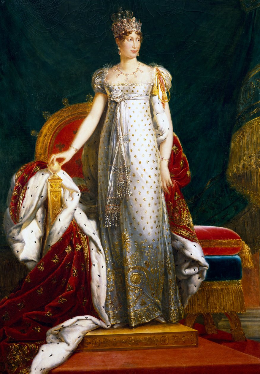 Retrato de Marie Louise, Imperatriz da França, do Barão François Gerard, pintura de Baron François Pascal Simon Gérard