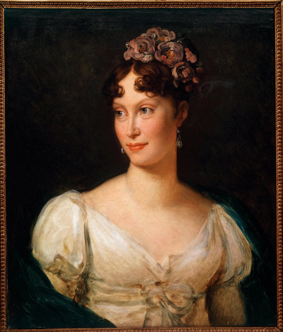Retrato da Impression Marie Louise (1791 - 1847). Pintura de François Gerard (1770-1837) de Baron François Pascal Simon Gérard