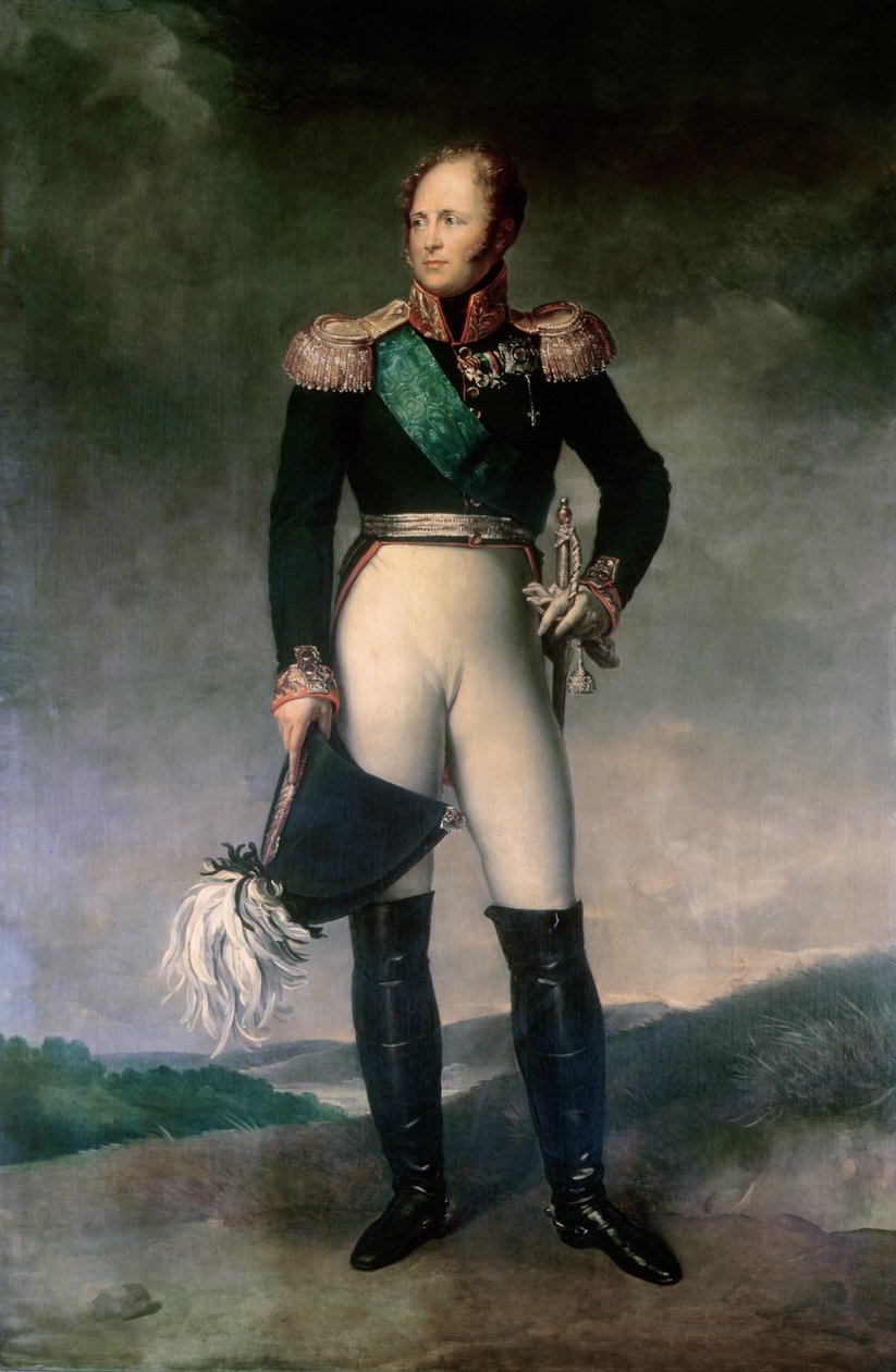 Alexandre I da Rússia de Francois Pascal Simon Gerard