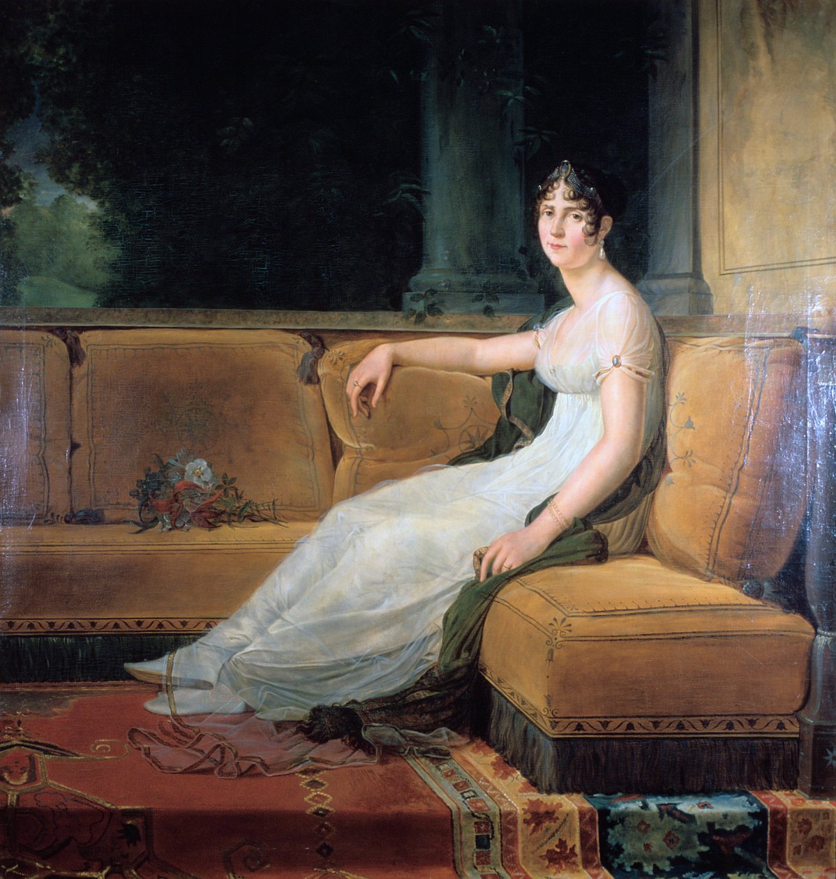 Imperatriz Josephine em Malmaison, c1801. de Francois Pascal Simon Gerard