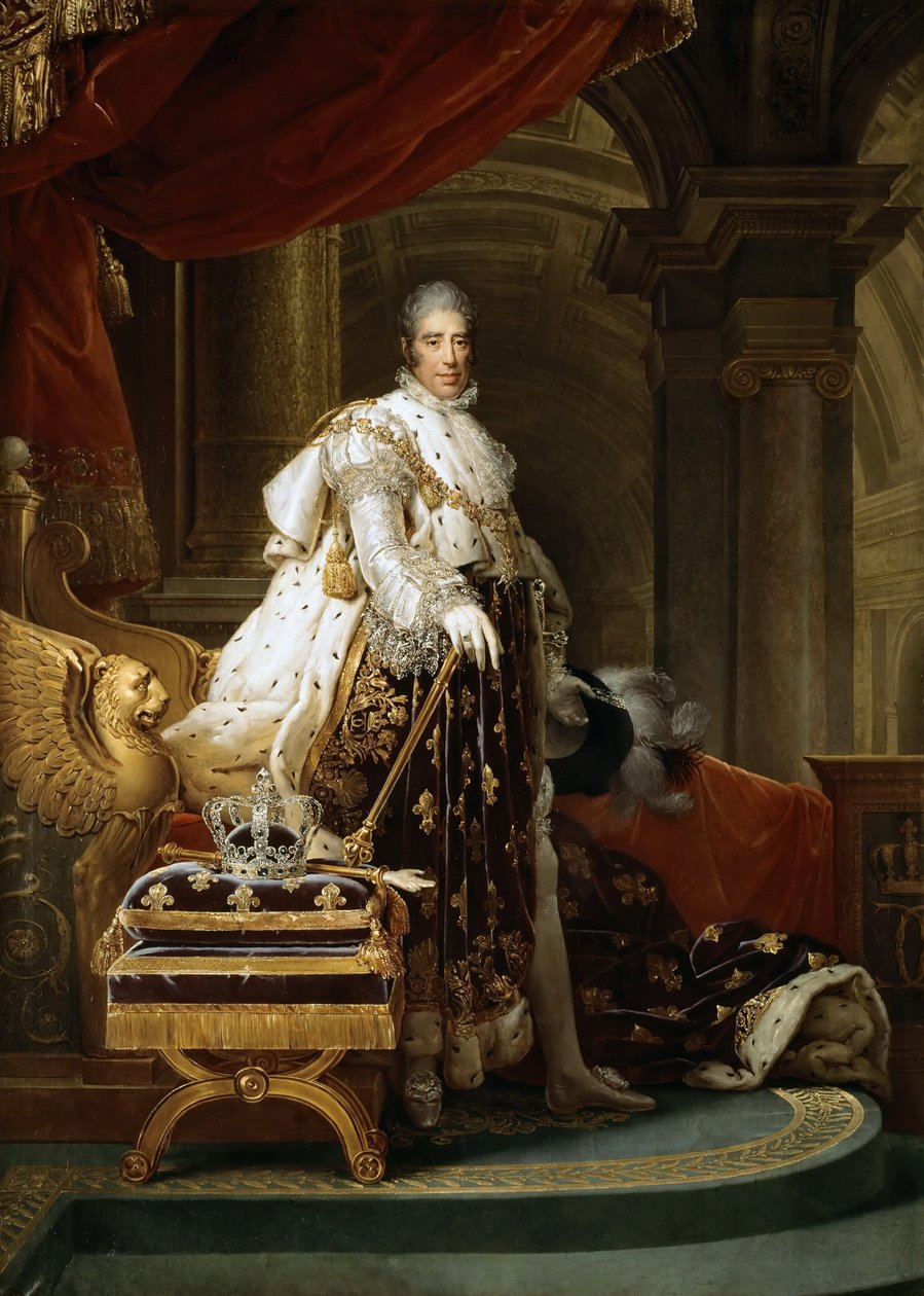 Rei Carlos X da França de Francois Pascal Simon Gerard