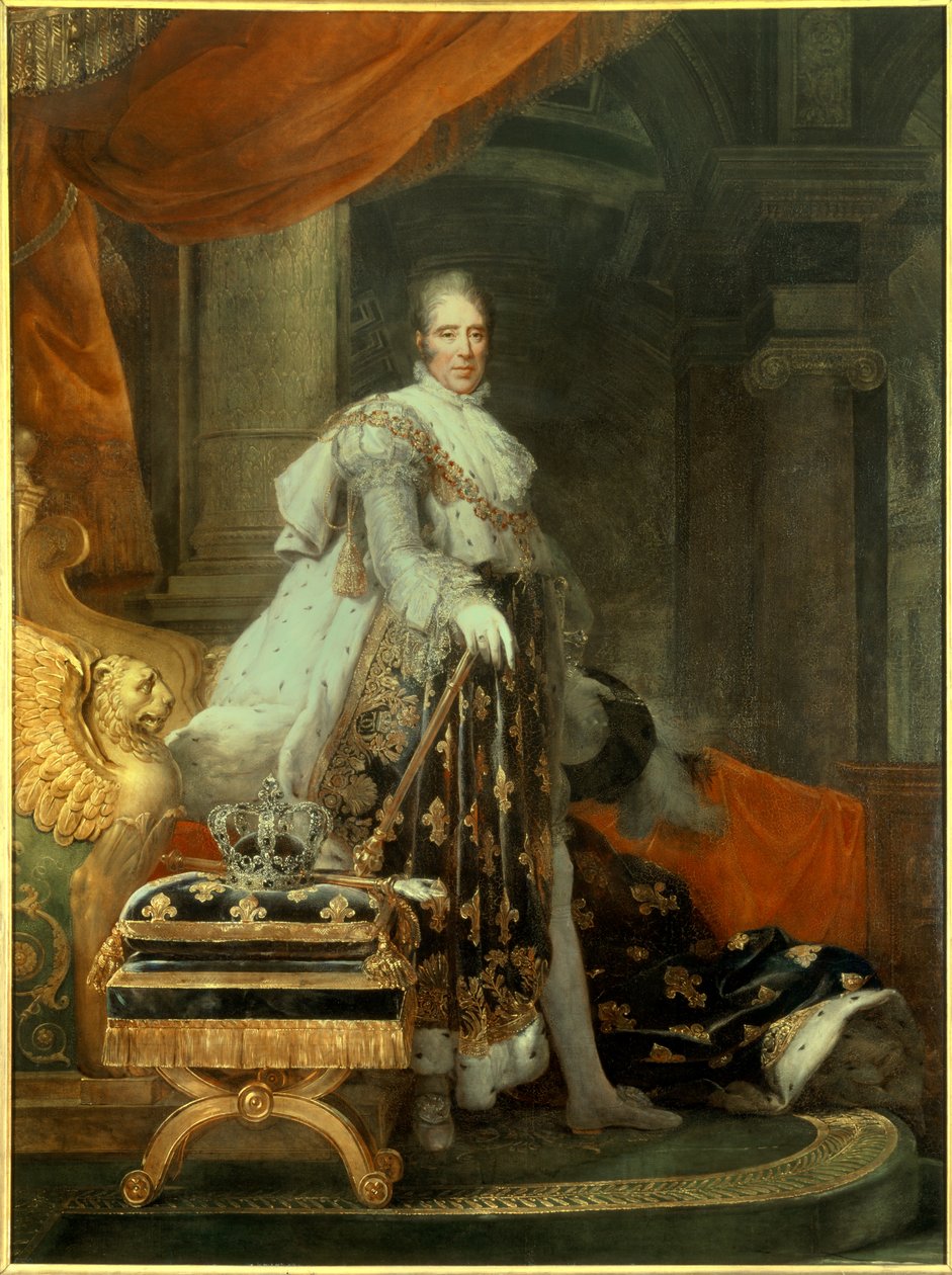 Retrato de Carlos X de Francois Pascal Simon Gerard