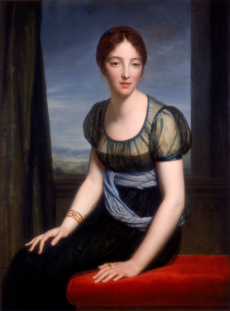 Retrato de Madame Regnault de St. John dAngely, 1798 de Francois Pascal Simon Gerard