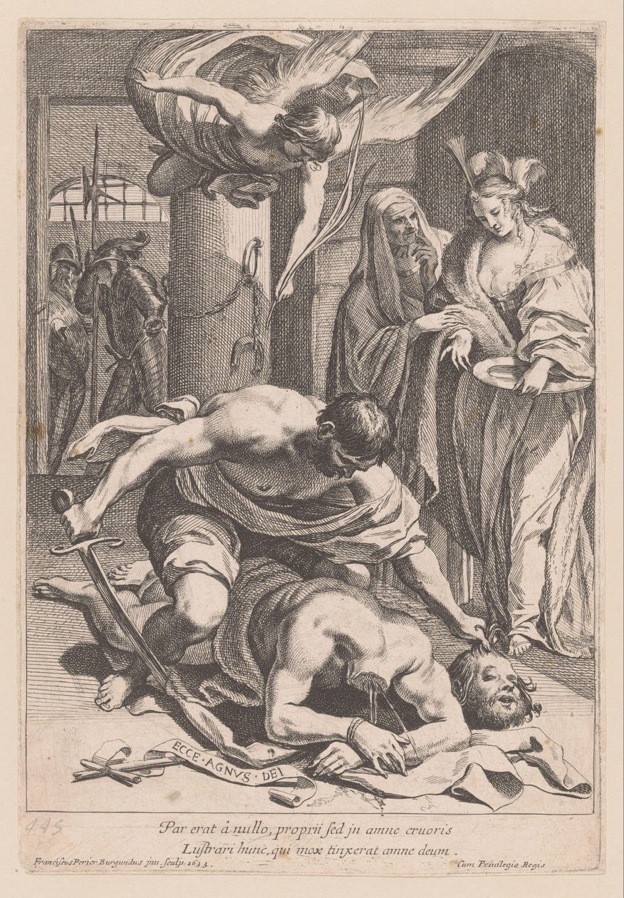 Decapitação de João Baptista
Par erat â nullo (...) (título sobre o objecto) de Francois Perrier