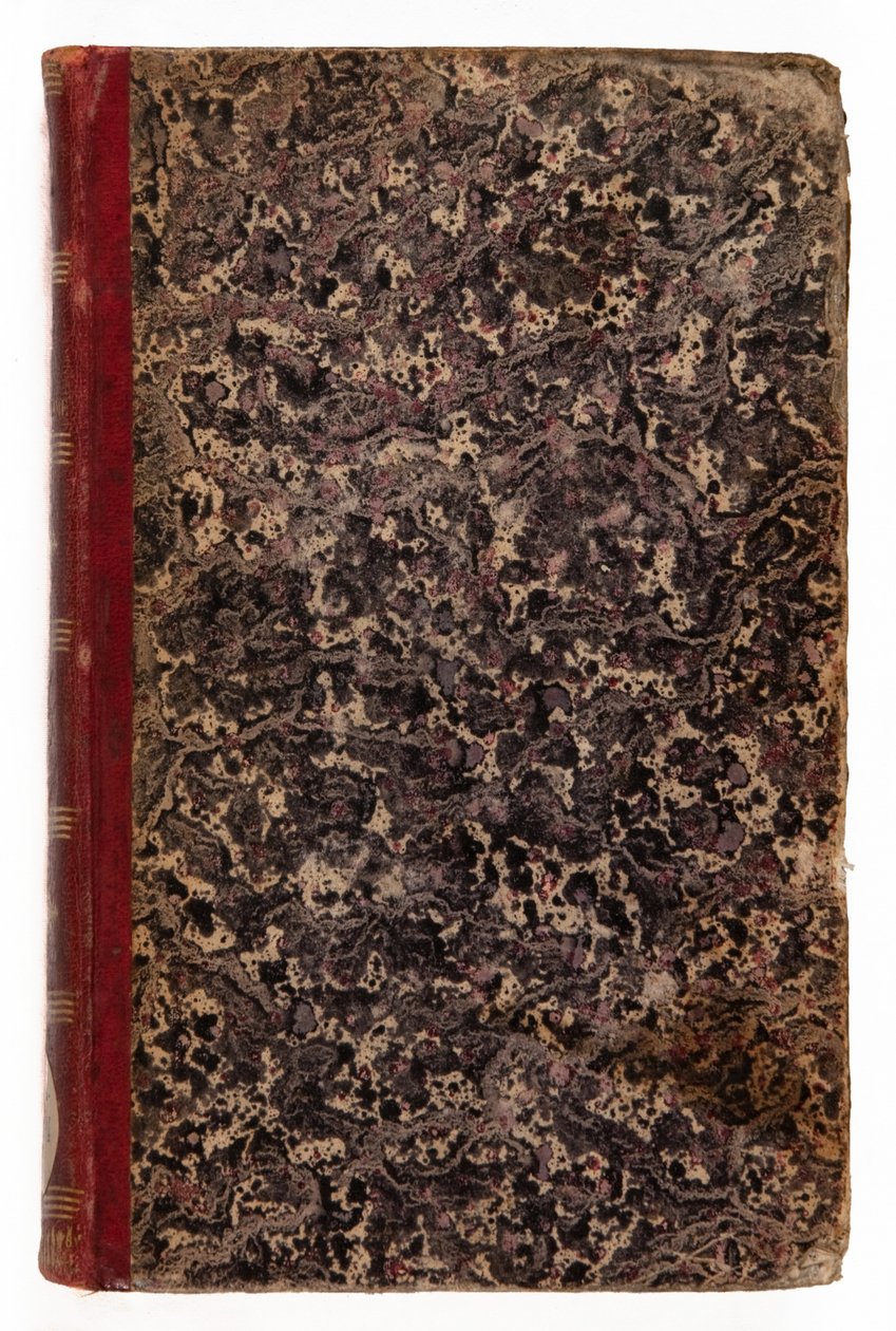 Genius du Christianisme, 1802 (couro e papel marmorizado) de Francois Rene Vicomte de Chateaubriand
