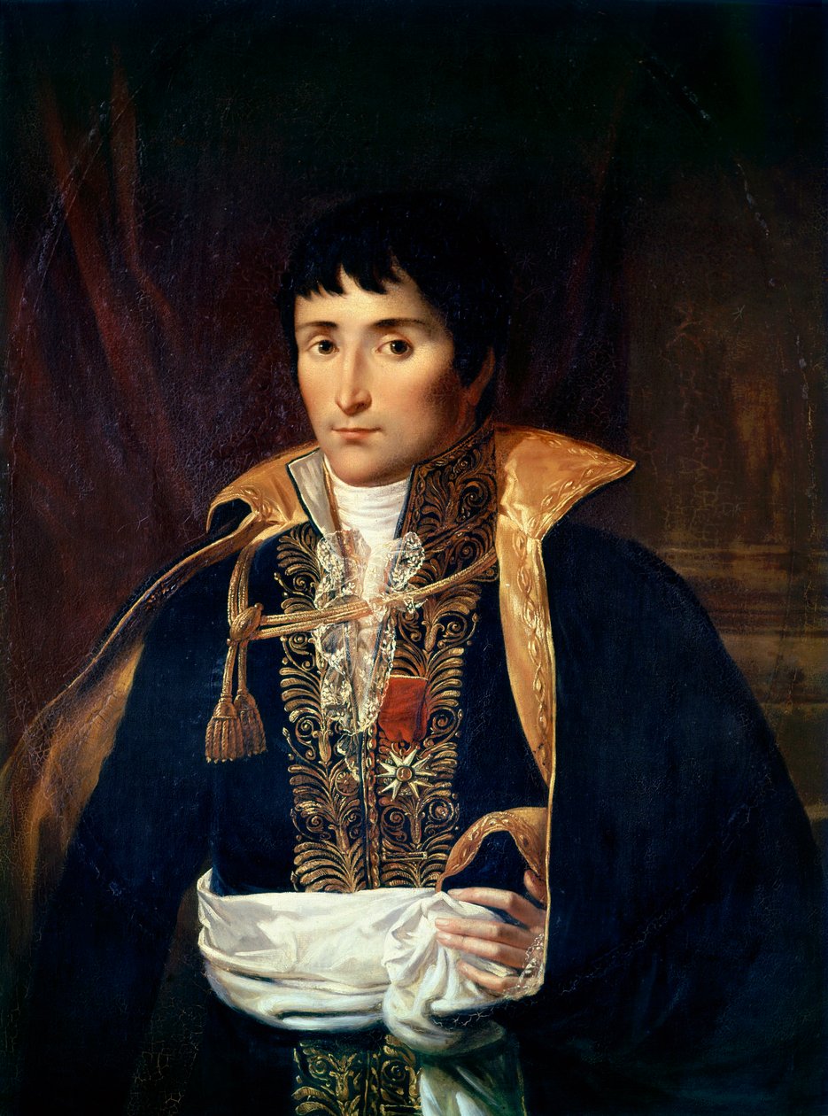 Retrato de Lucien Bonaparte (1775 - 1840) - Pintura de Napoleão Rivoire (?) de Francois Rivoire