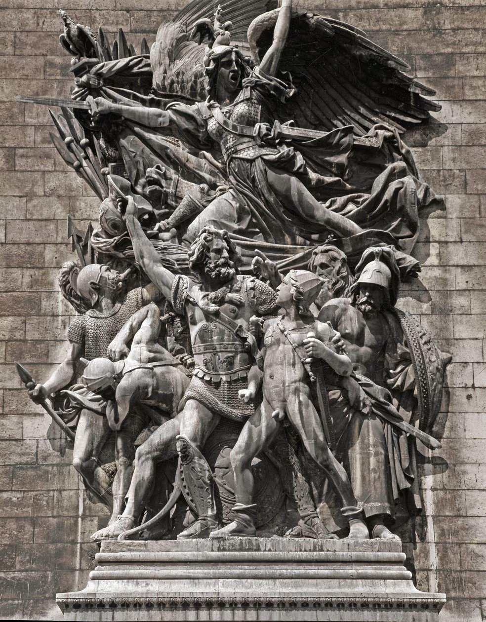 Partida dos Voluntários de 1792 ou La Marseillaise (relevo em pedra de Francois Rude