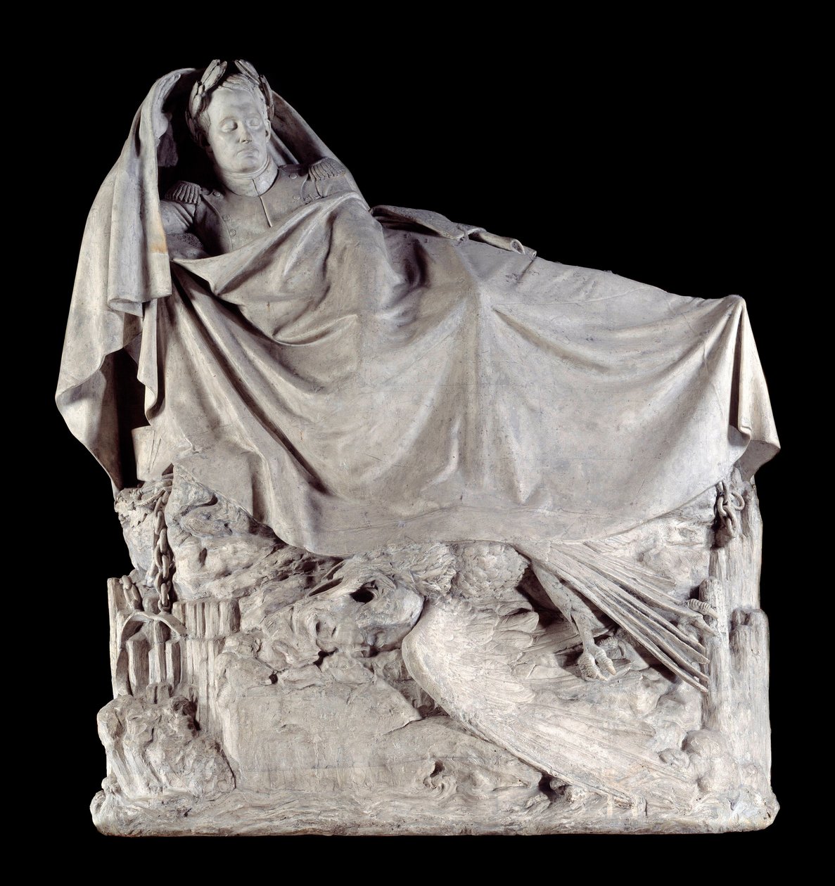 Imperador Napoleão I (1769-1821) despertando para o imortalite. Escultura em gesso de François Rude (1784-1855) 1842 Paris, musee d