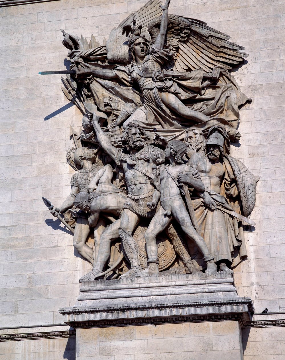 A Marselhesa do Arco do Triunfo de Paris. Escultura de François Rude (1784 - 1855) de Francois Rude
