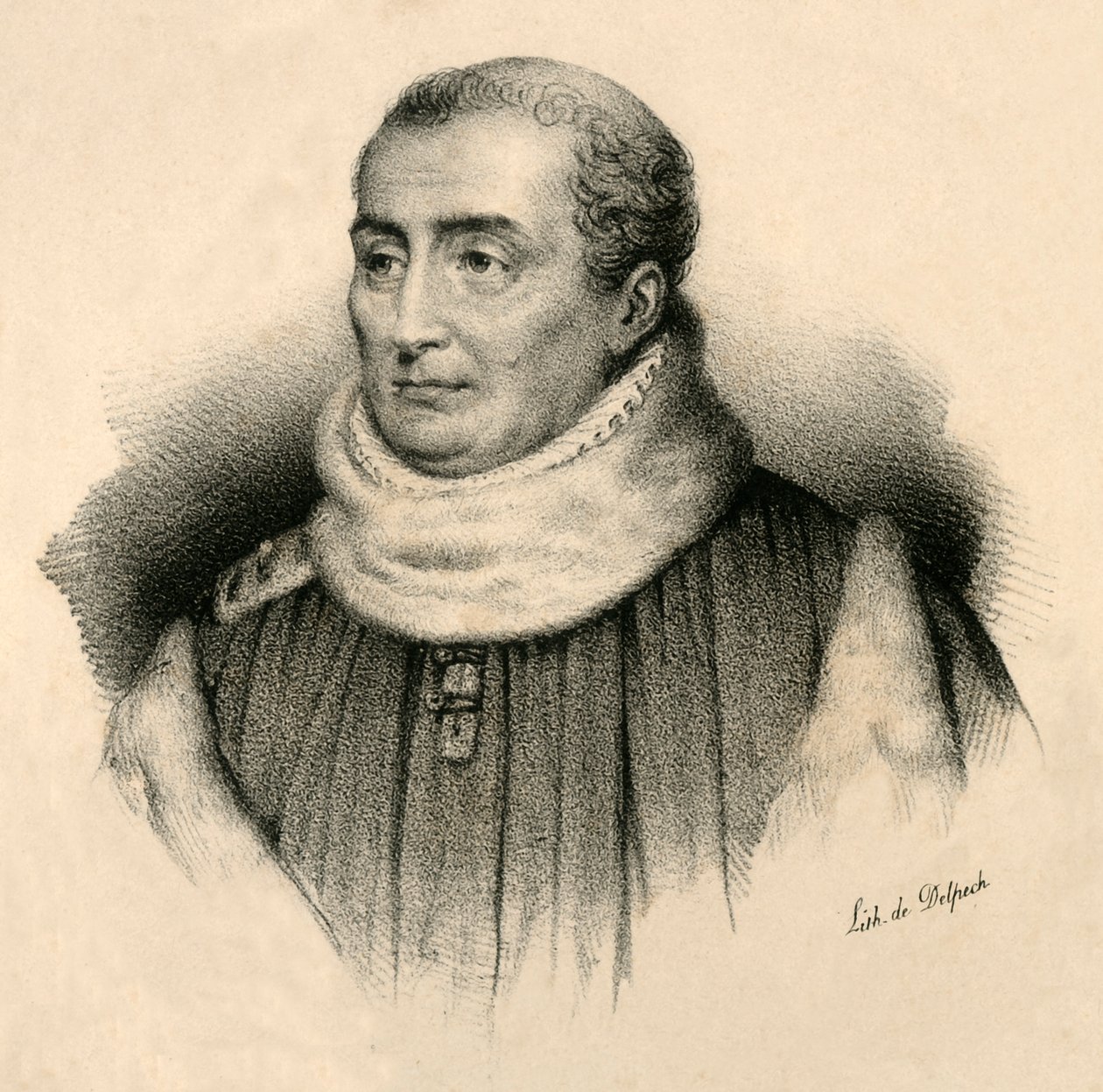 Christophe de Thou, 1508-1582, c1830. de Francois Seraphin Delpech