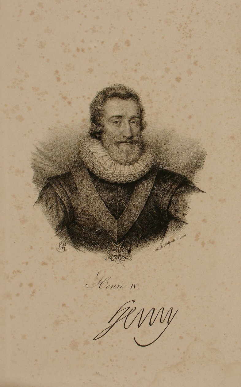 Henri IV (1553-1610) da França de Francois Seraphin Delpech