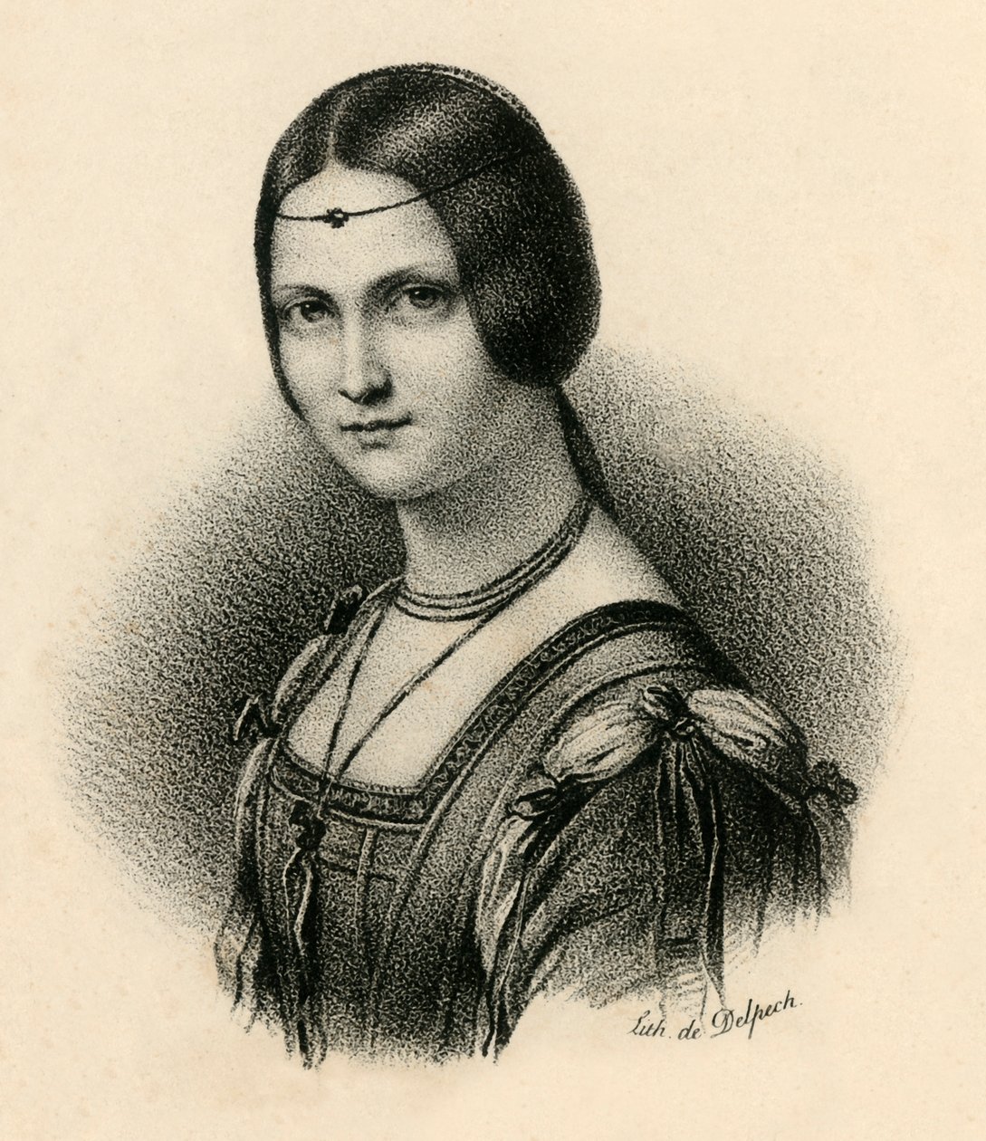 La belle Feronnaire, c1830. de Francois Seraphin Delpech
