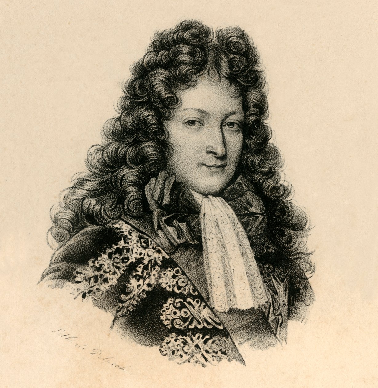 Louis Dauphin Filho de Louis XIV, 1661-1711, c1830. de Francois Seraphin Delpech