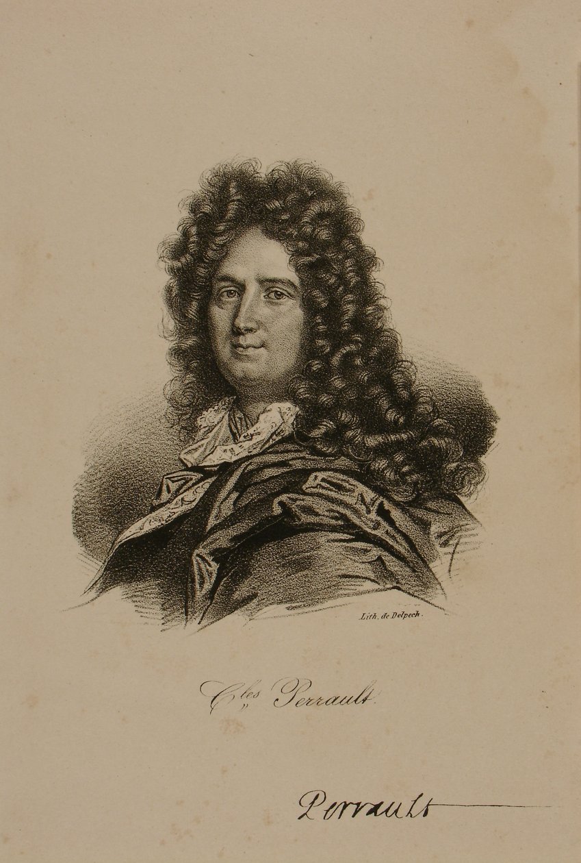 Retrato de Charles Perrault (1628-1703) de Francois Seraphin Delpech