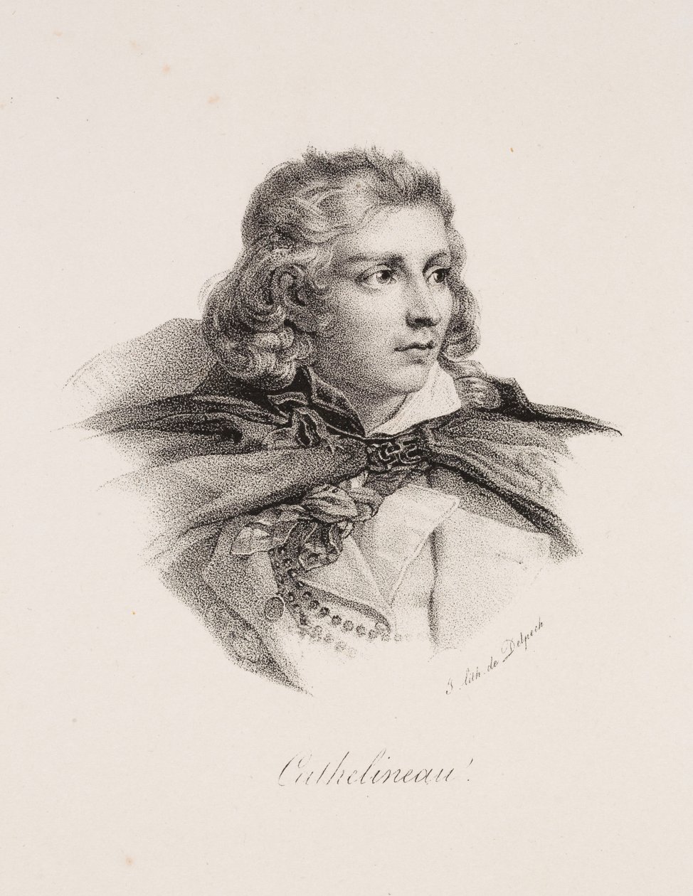 Retrato de Jacques Cathelineau de Francois Seraphin Delpech
