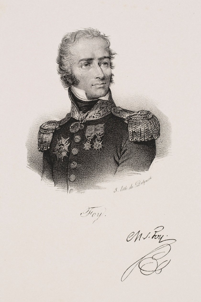 Retrato de Maximilien Sébastien Foy de Francois Seraphin Delpech