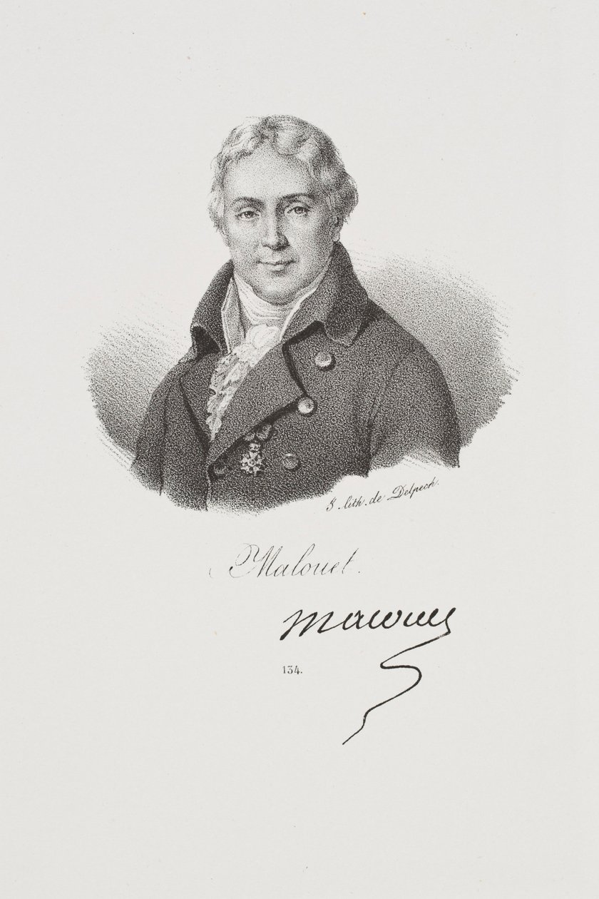 Retrato de Pierre-Victor Malouët de Francois Seraphin Delpech
