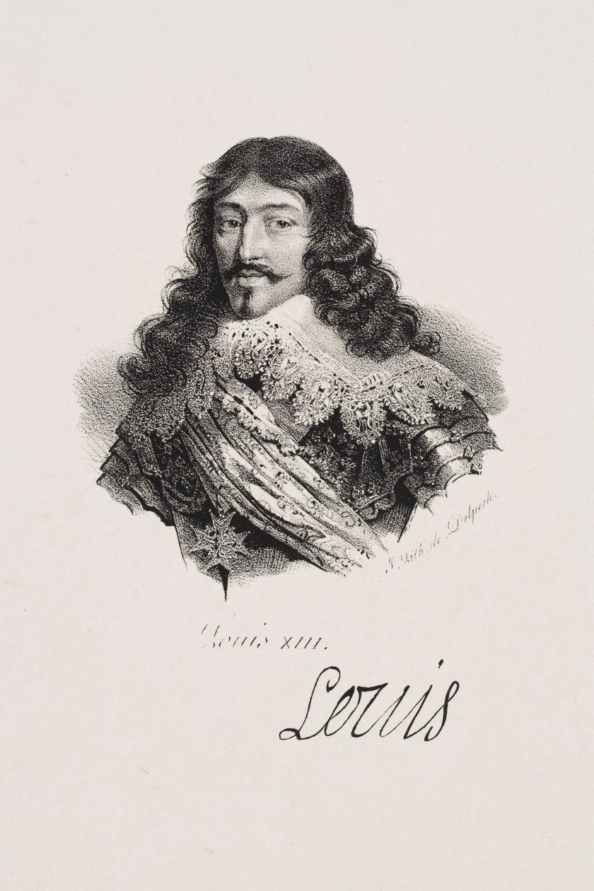Retrato do rei Luís XIII de Francois Seraphin Delpech