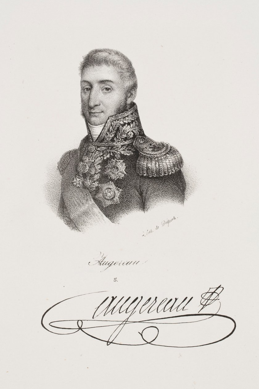Retrato do marechal Charles Pierre François Augereau de Francois Seraphin Delpech